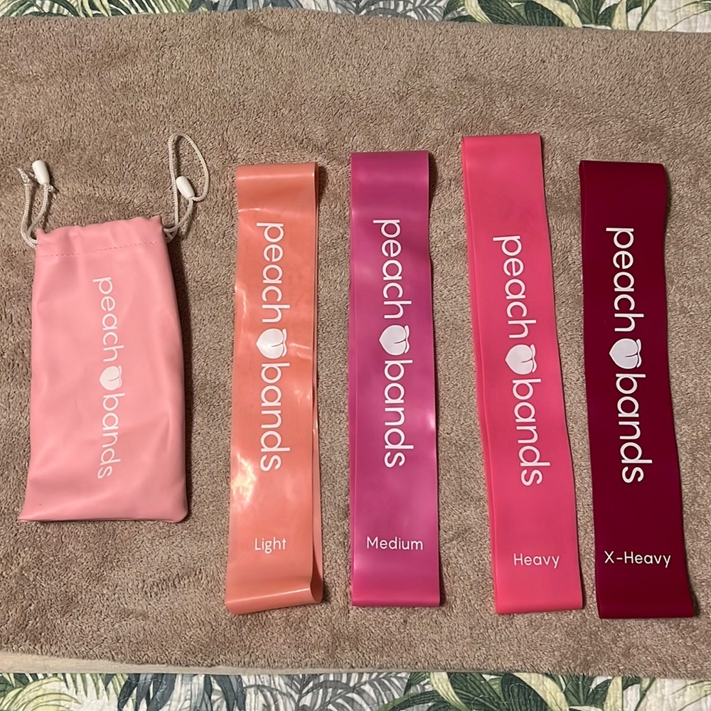 Peach Bands- workout resistance bands